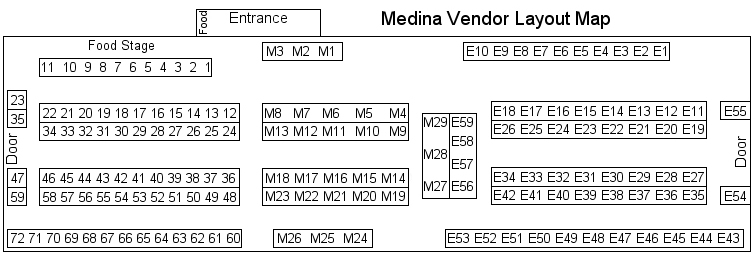 medina vendor layout
